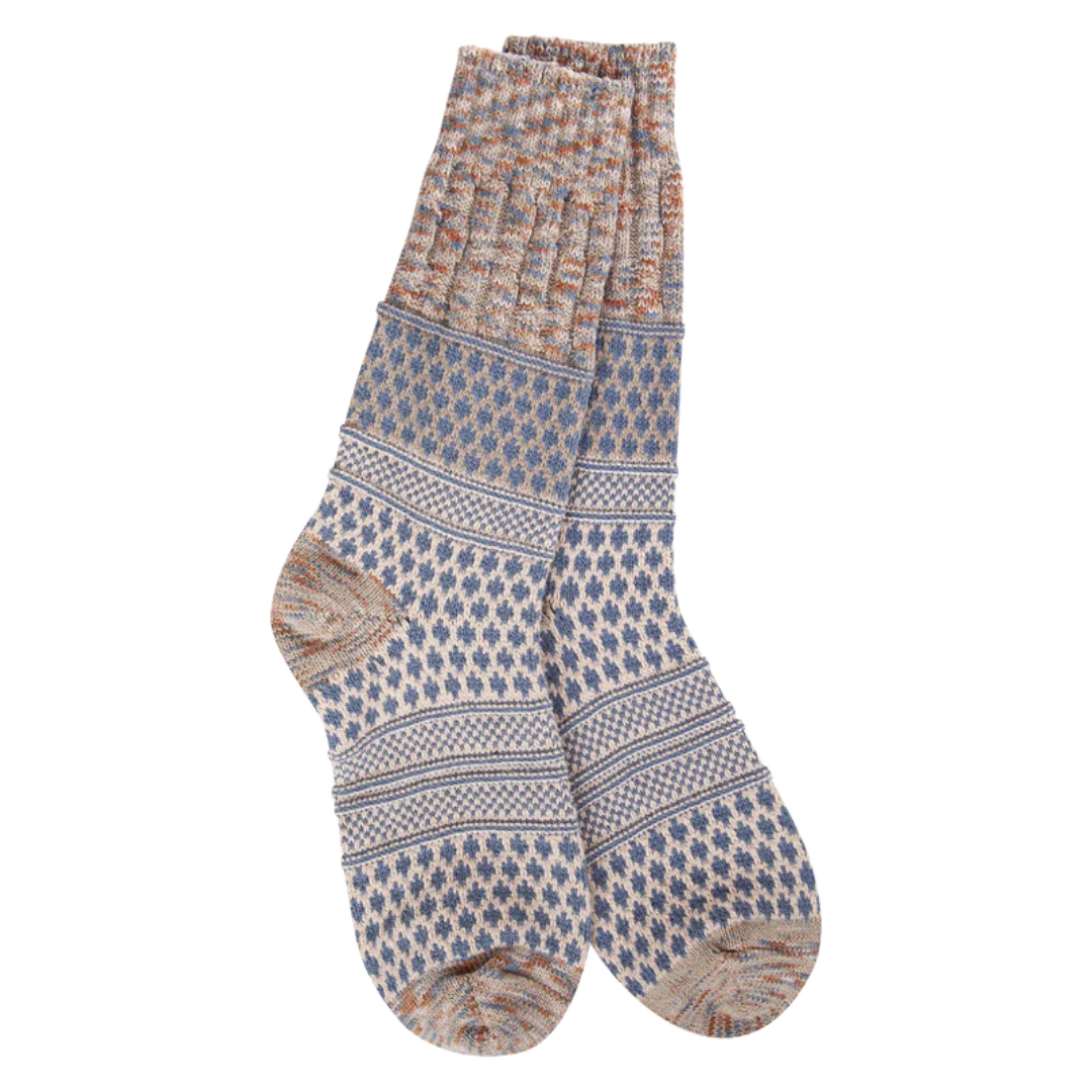 Weekend Collection Gallery Crew Socks - Portobello Multi