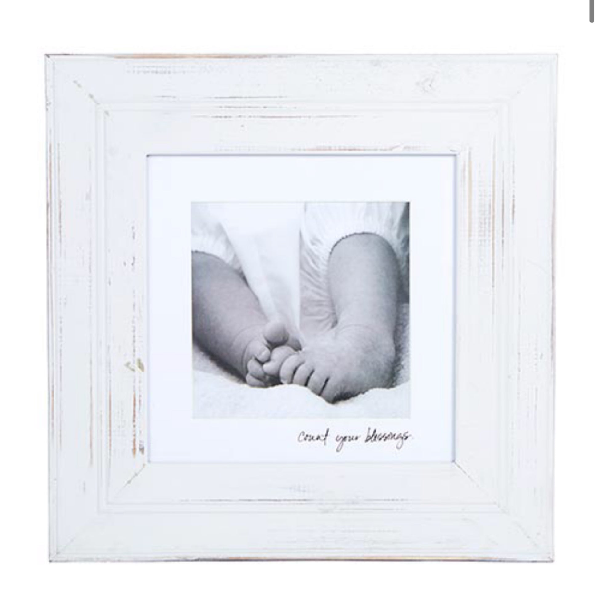 Count Your Blessings Whir Wash Picture Frame