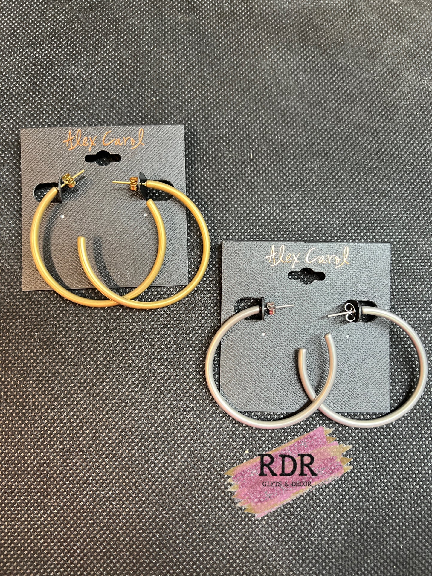 Hoop Matte Finish Earrings