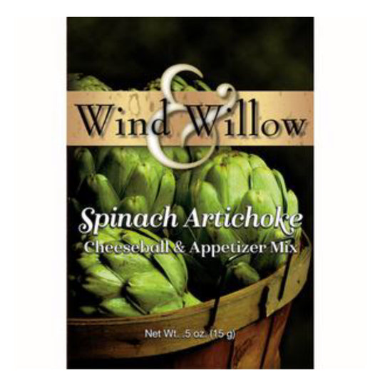 Wind & Willow Spinach Artichoke Cheeseball & Appetizer Mix