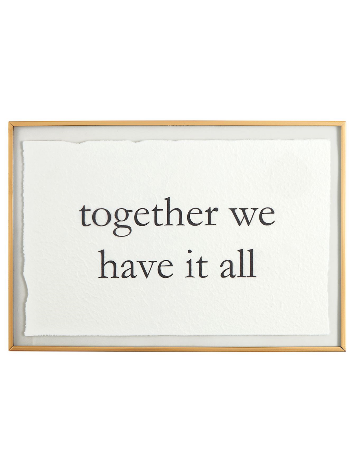 Mud Pie Brass Wall Plaque