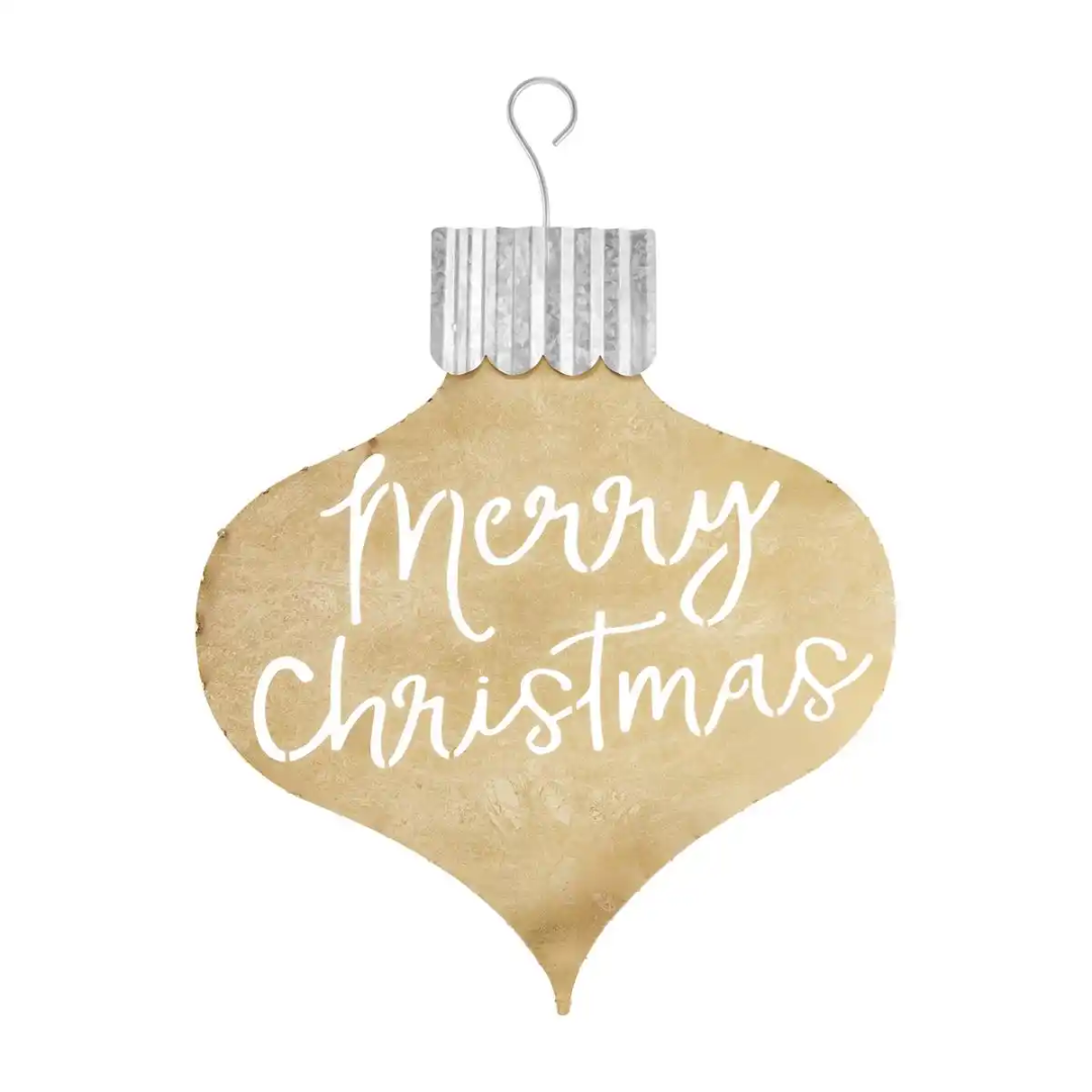 Mud Pie Merry Christmas Ornament Door Hanger