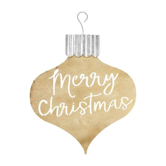 Mud Pie Merry Christmas Ornament Door Hanger