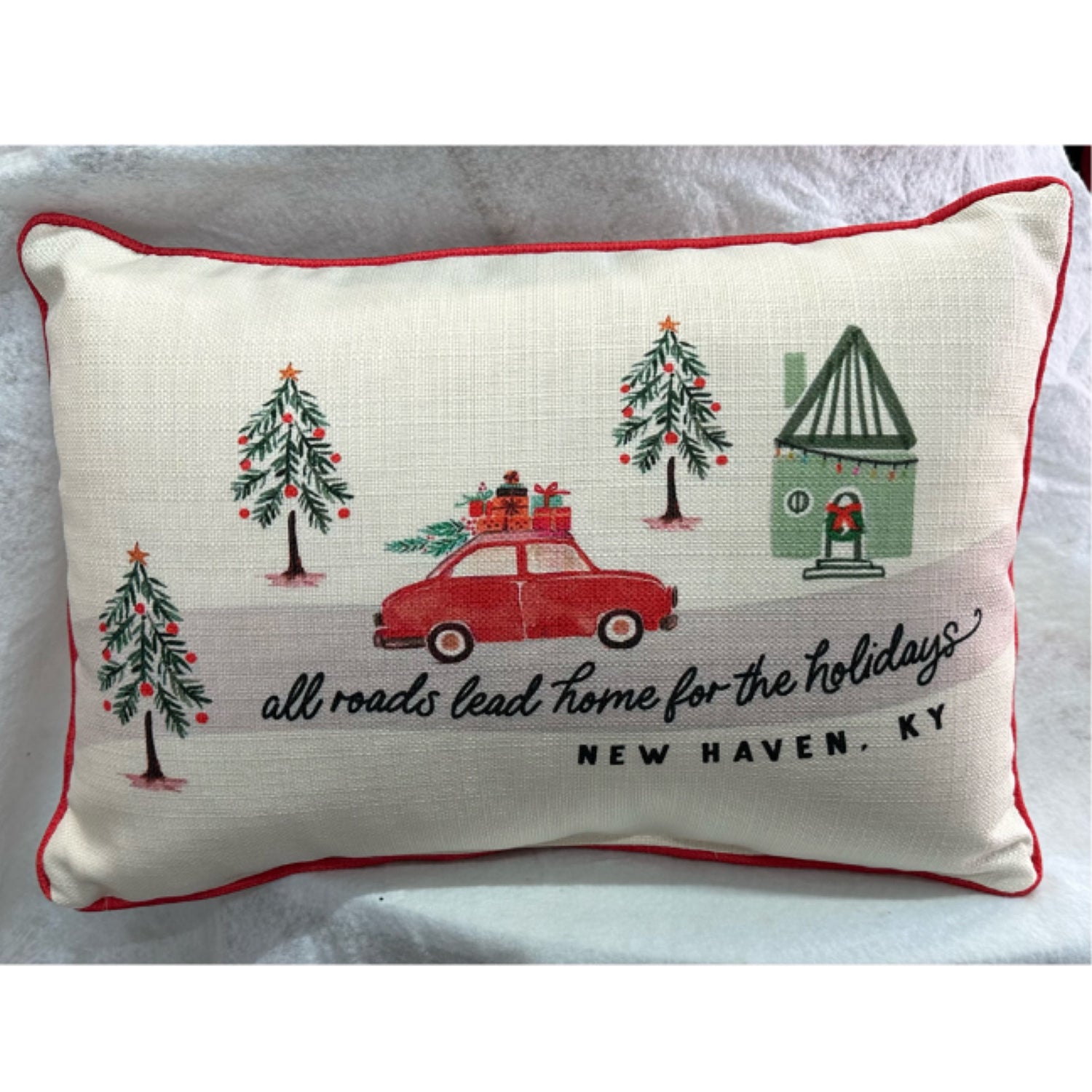 All Roads Lead To Hometown Pillow