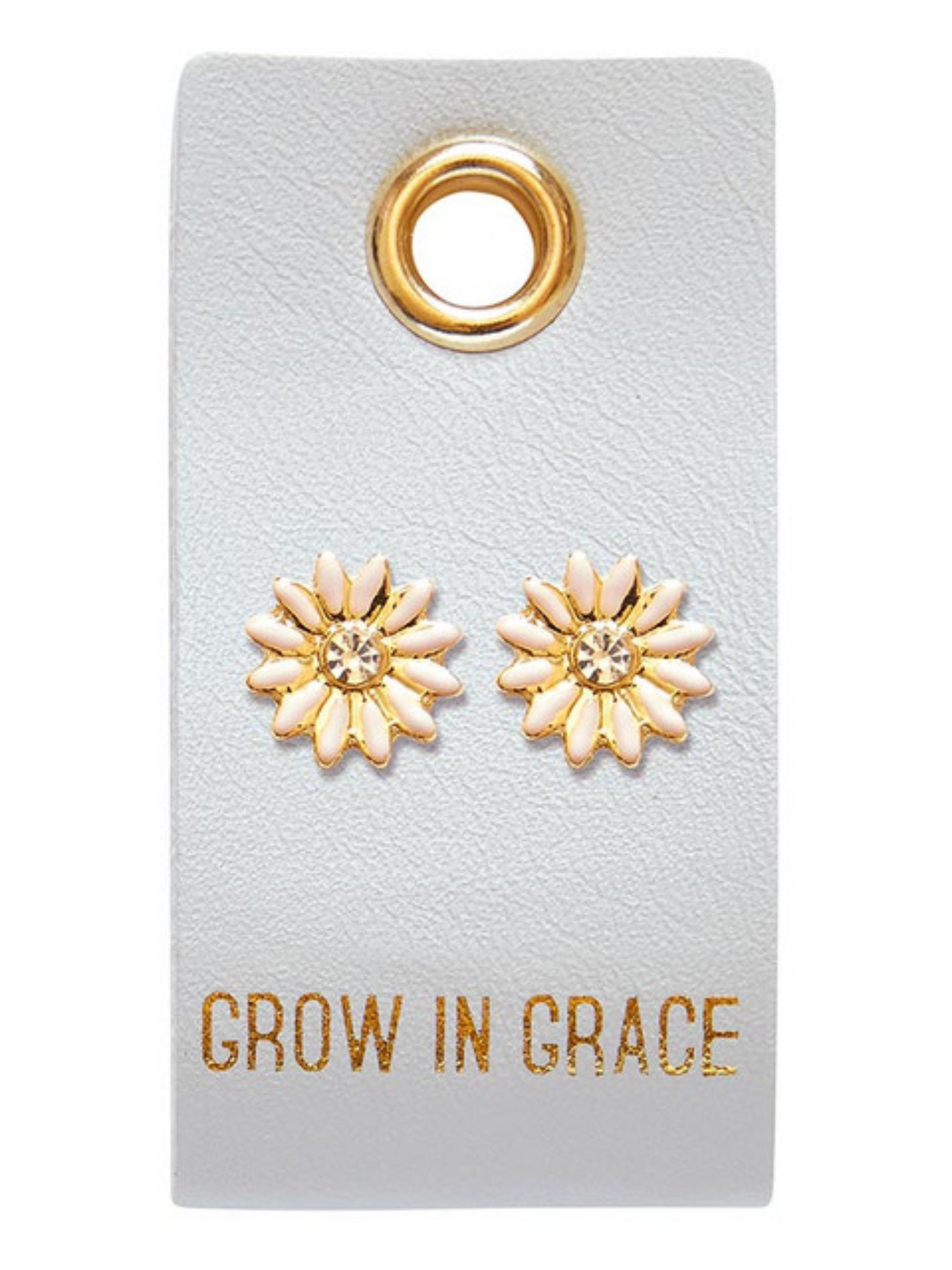 Children's Leather Tag Earrings