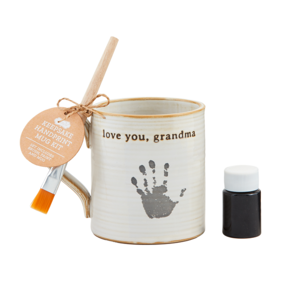 Mud Pie Handprint Mug 12 oz