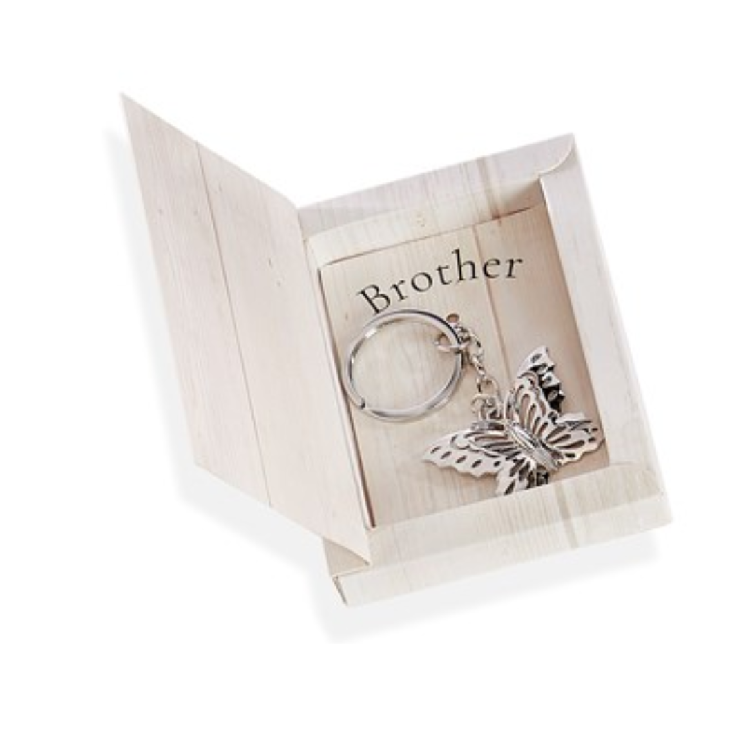 Flies With Butterflies Boxed Keychain
