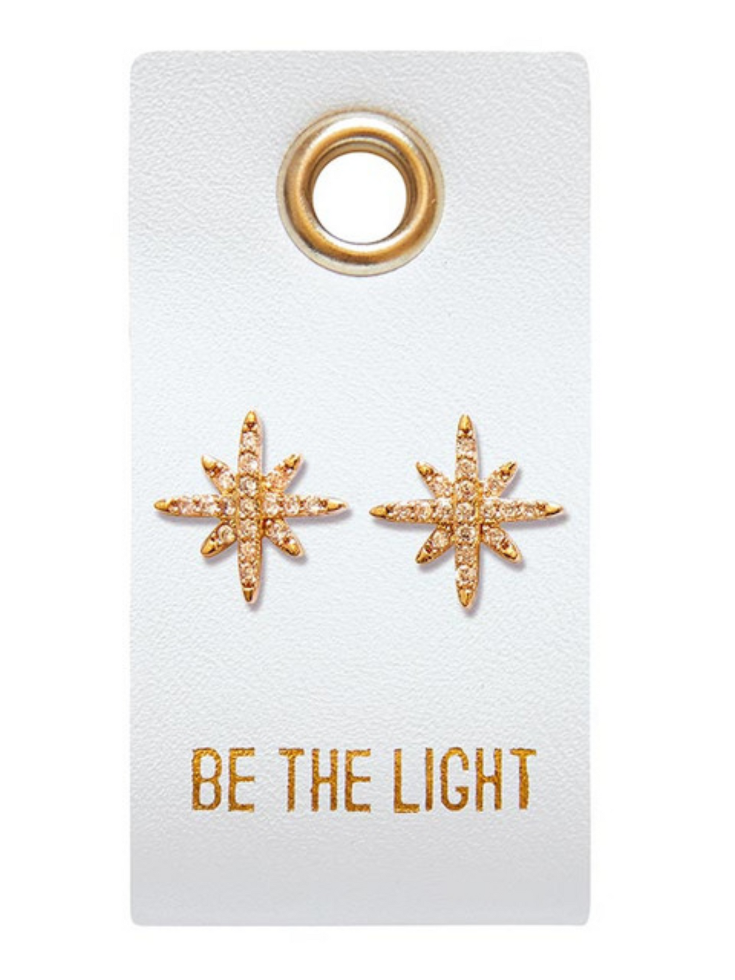 Children's Leather Tag Earrings