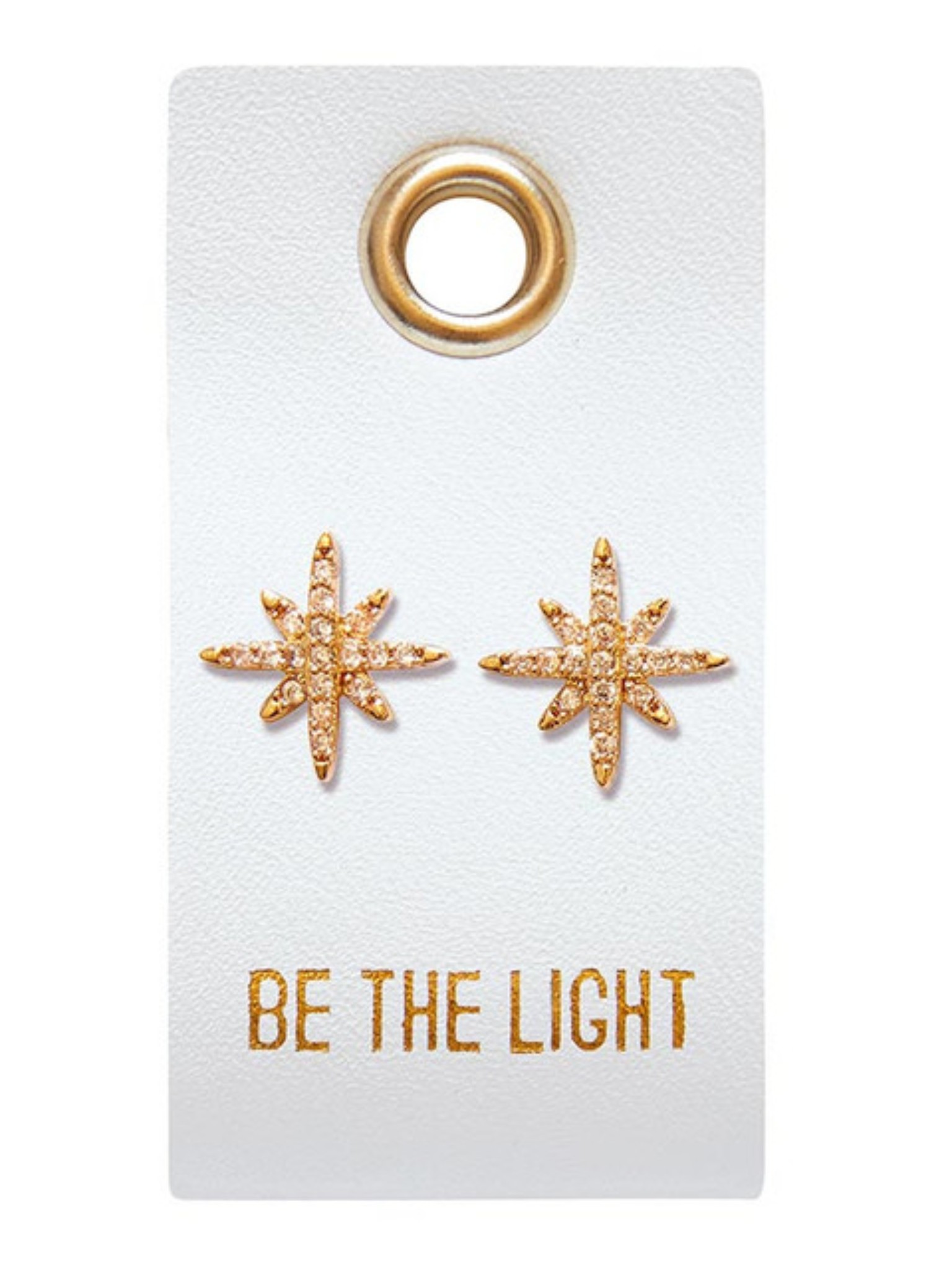 Children's Leather Tag Earrings