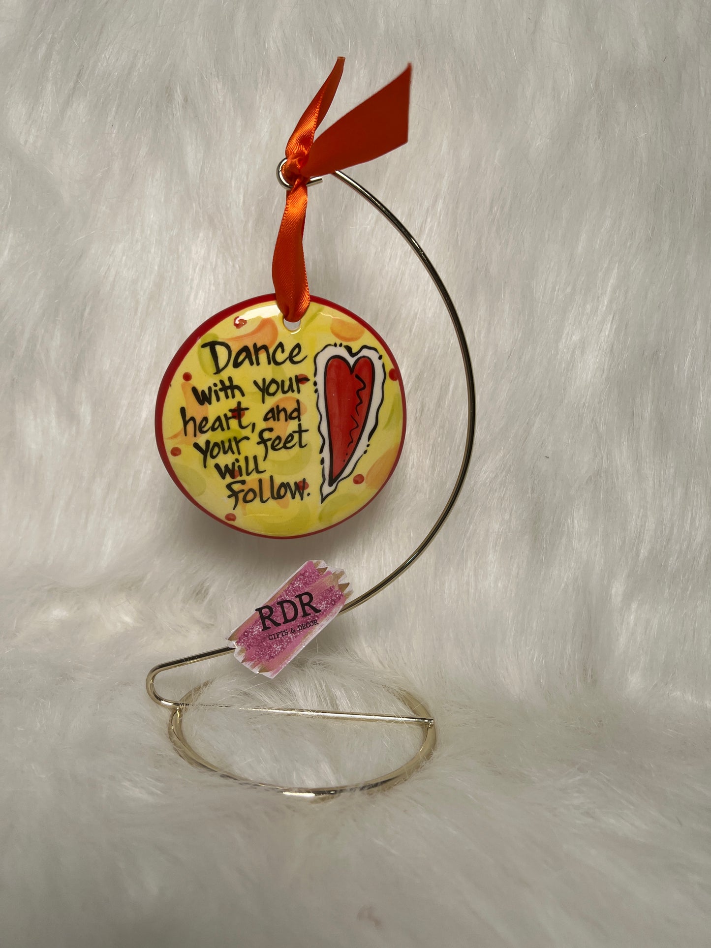 Nola Watkins Sports Round Hand Painted Ornament