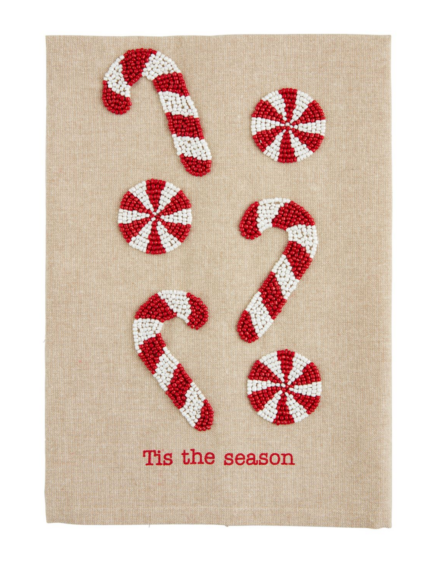 Mud Pie Christmas Bead Towel