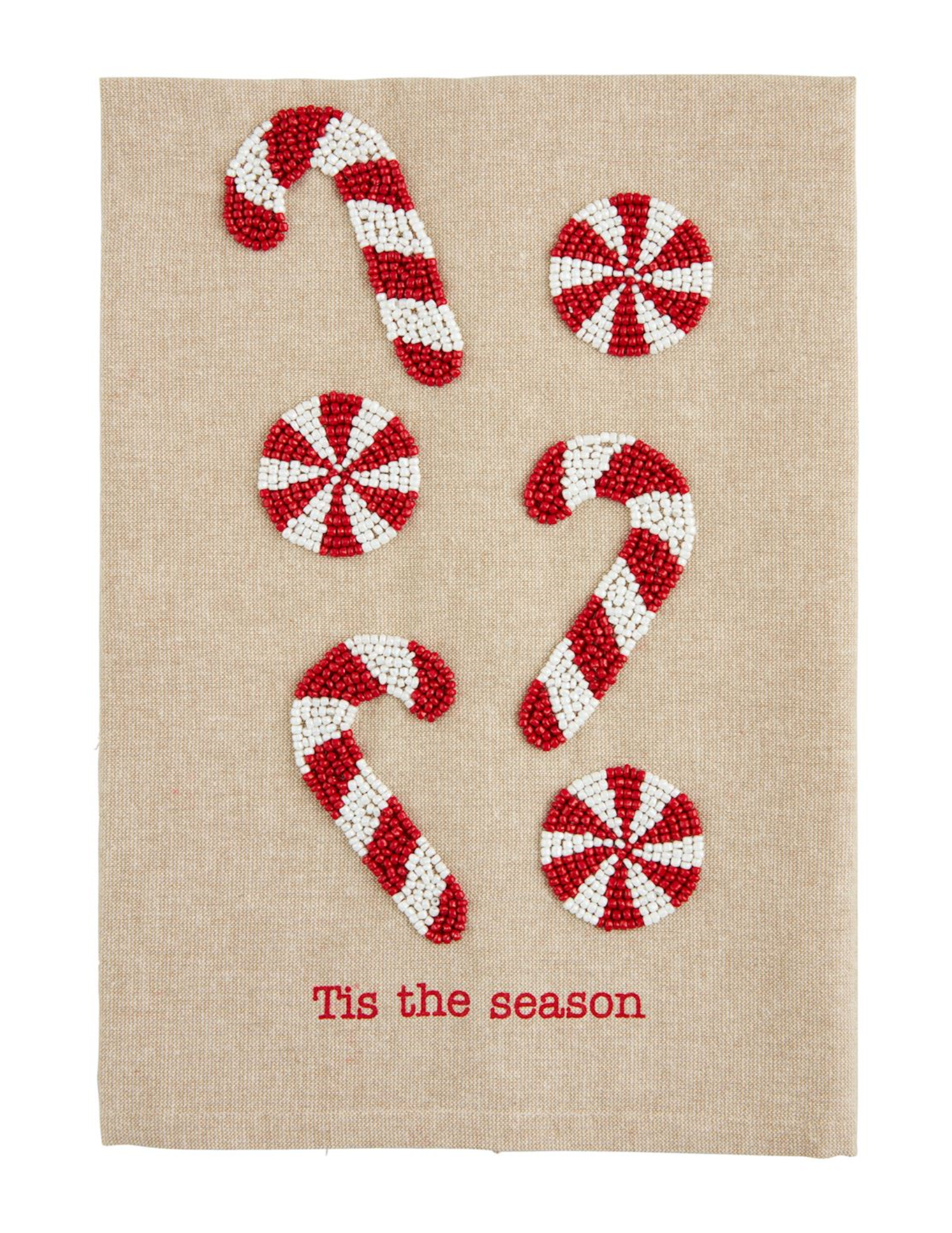 Mud Pie Christmas Bead Towel