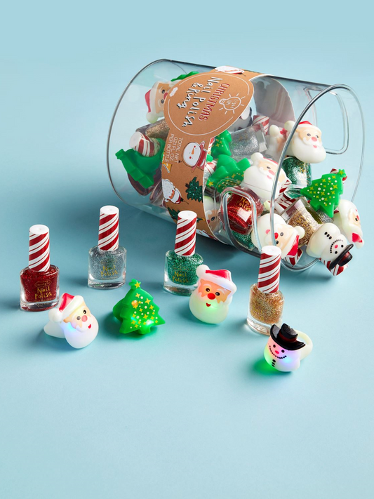 Mud Pie Christmas Nail Polish With Light Up Ring