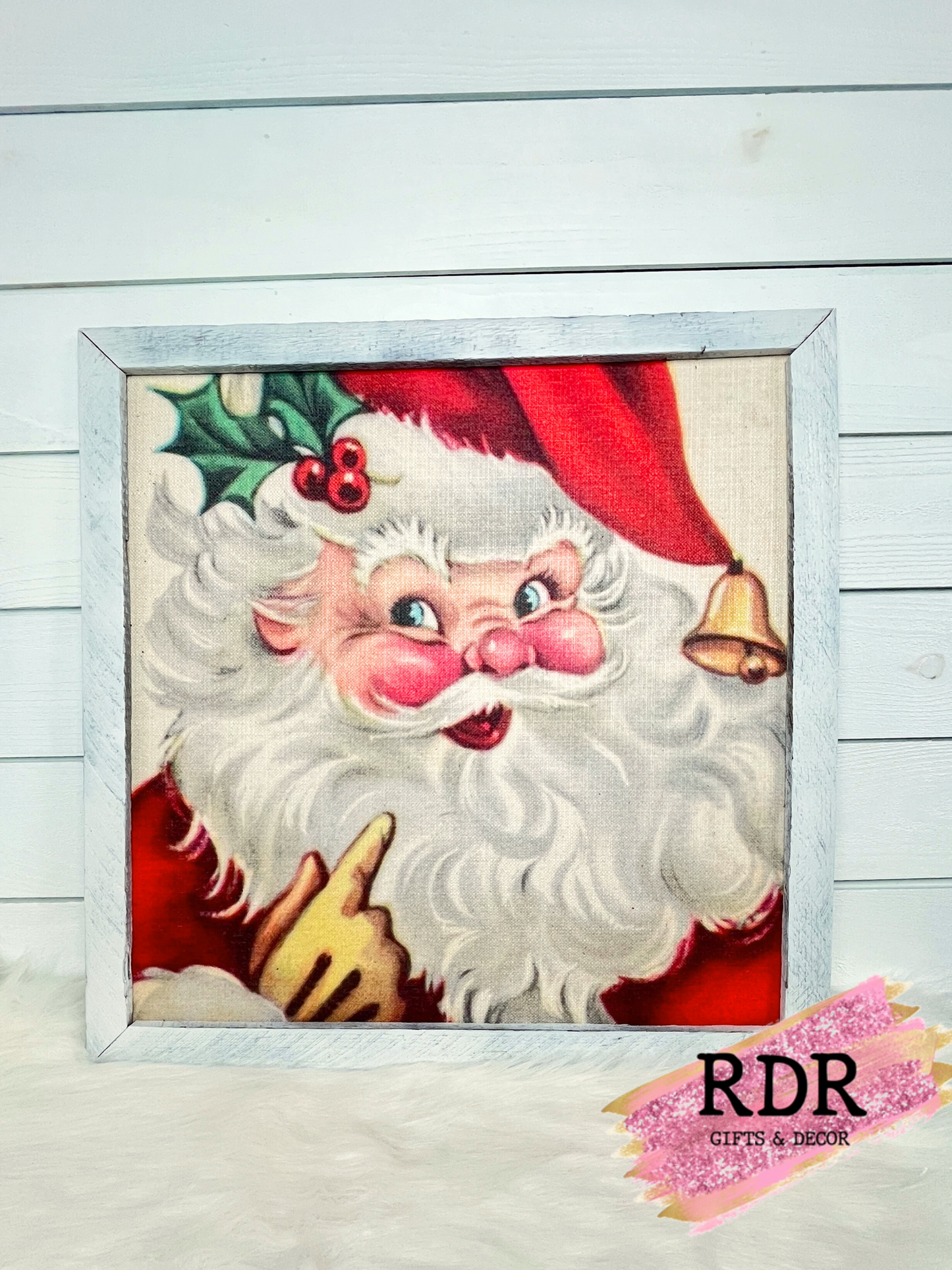 Southern Cotton Mill Christmas Pictures With White Frame