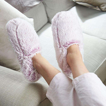 Marshmallow Lavender Slippers Warmie