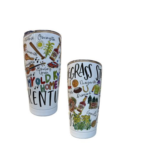 State Of Kentucky 20oz Tumbler