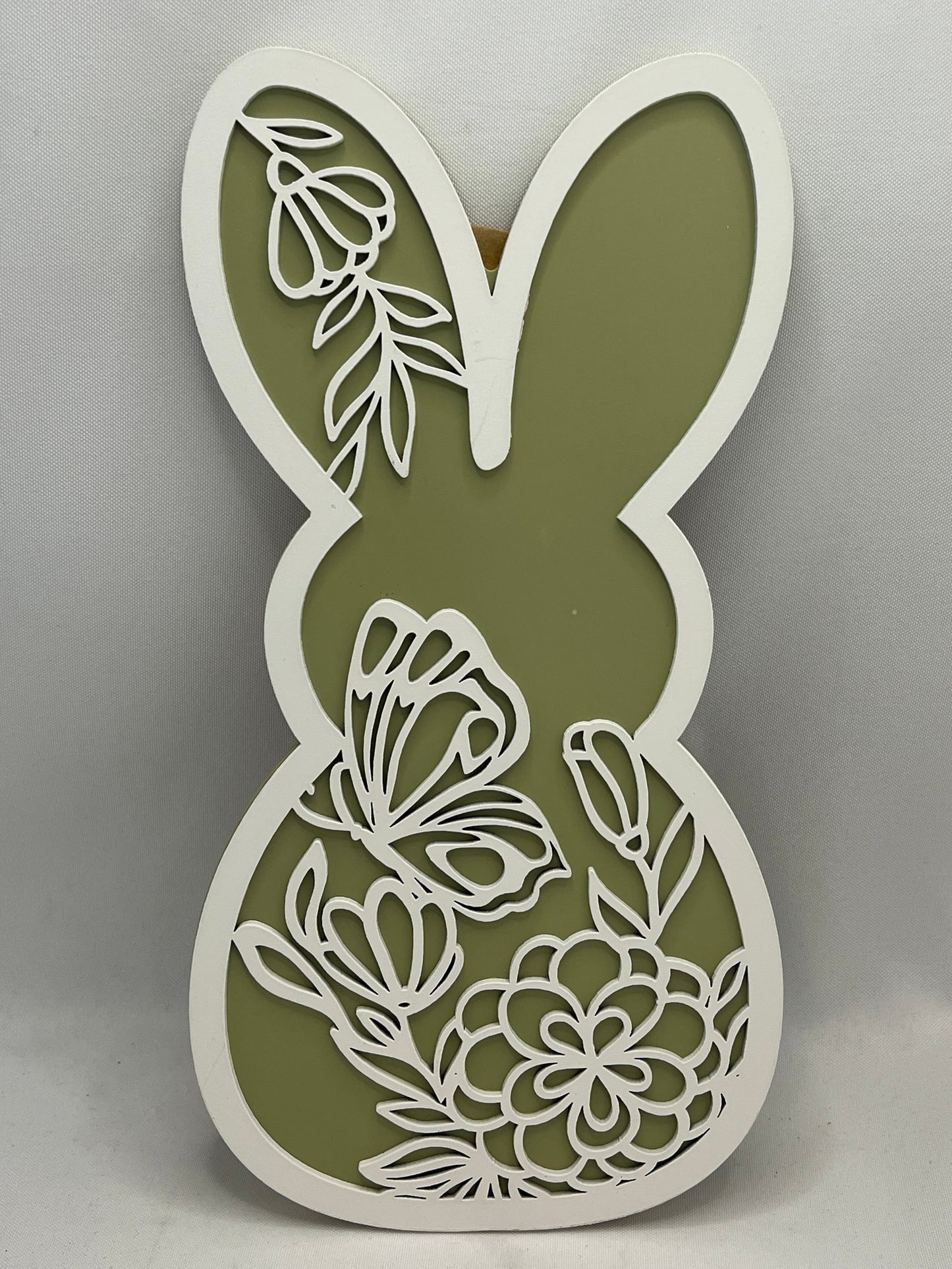 Wooden Easter Bunny Plaque