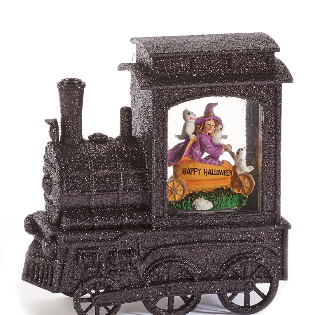 LED Train Water Lantern w/Projector - Witch & Ghosts