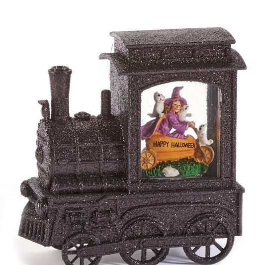 LED Train Water Lantern w/Projector - Witch & Ghosts