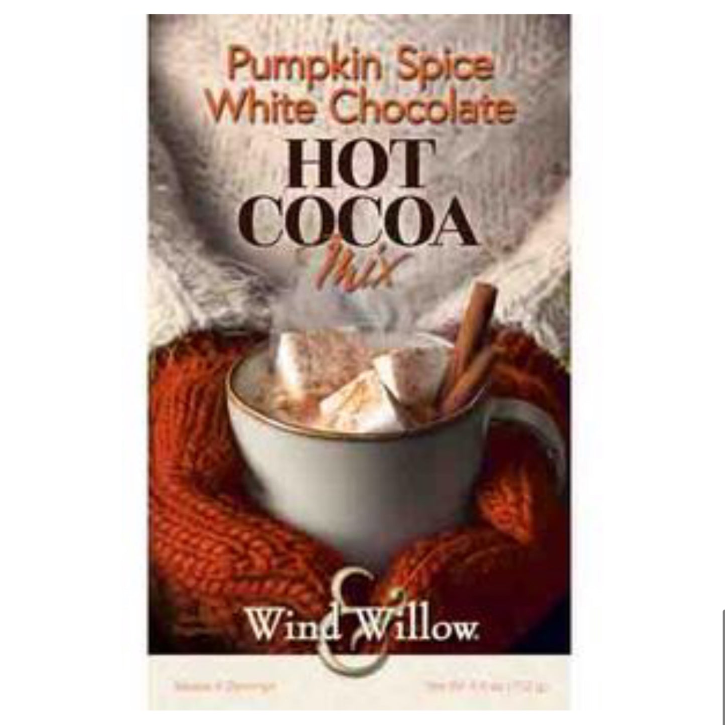 Wind & Willow Pumpkin Spice White Chocolate Hot Cocoa Mix