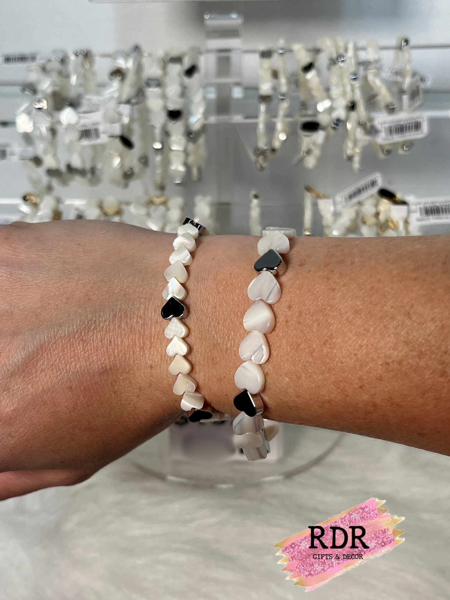 Mother-Daughter Heart Bracelets