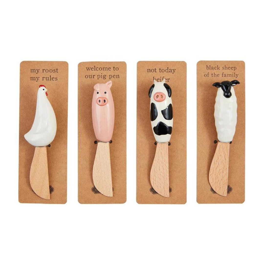 Mud Pie Farm Animal Spreader