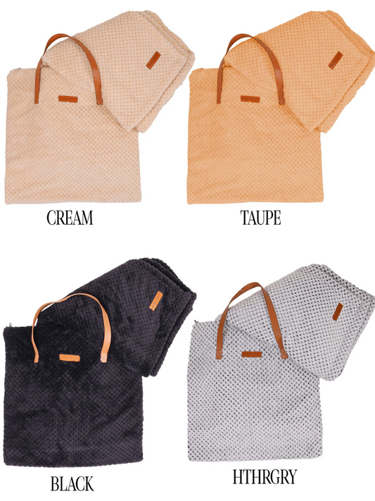 Simply Southern Sherpa Blanket & Tote