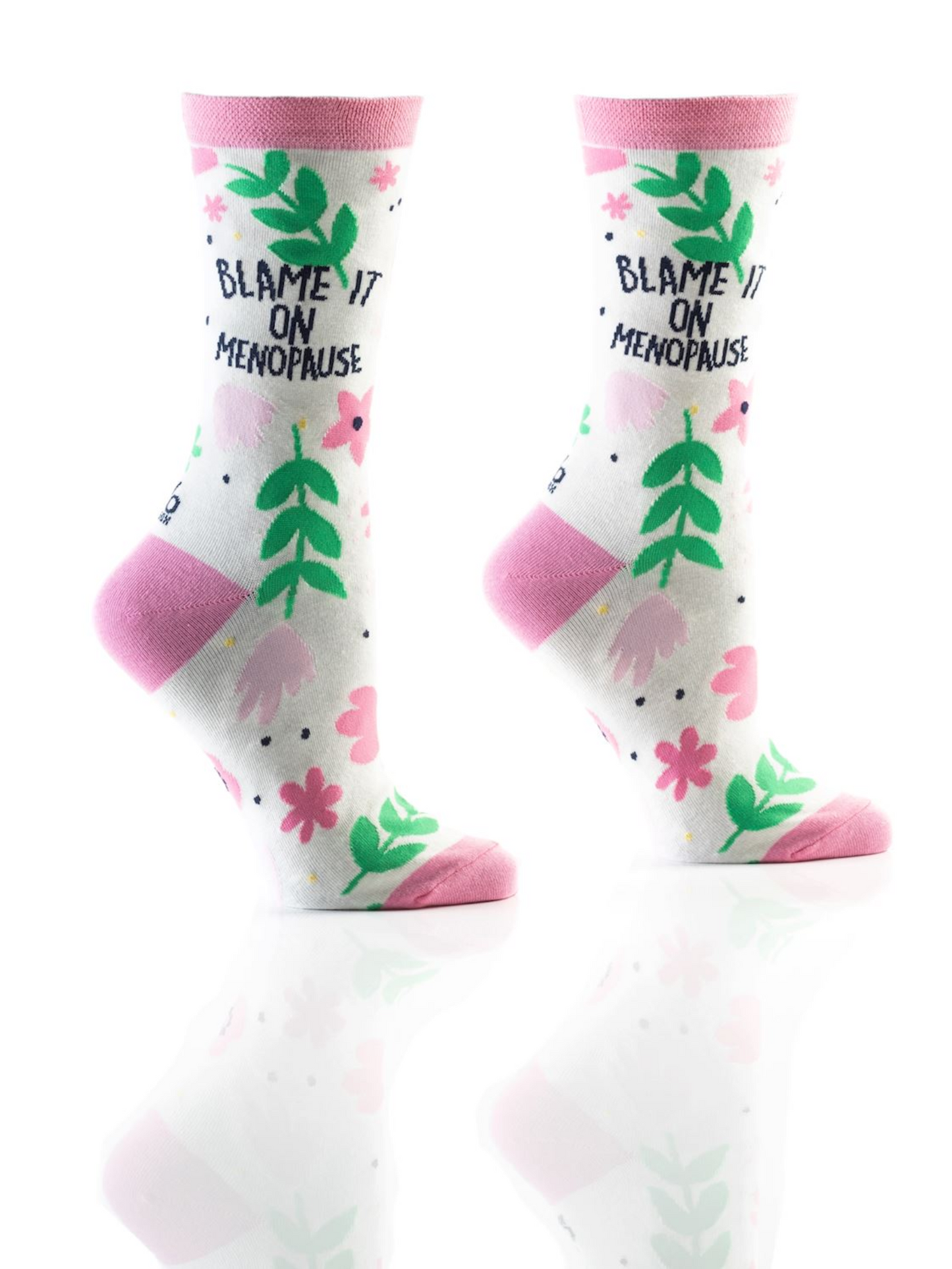 Women's Funny Crew Sock- Menopause