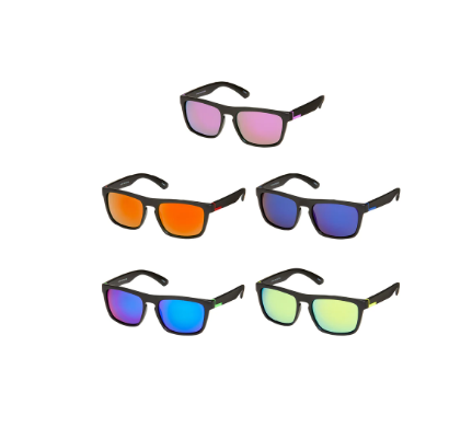 Polarized Keyhole Wrap Colored Mirror