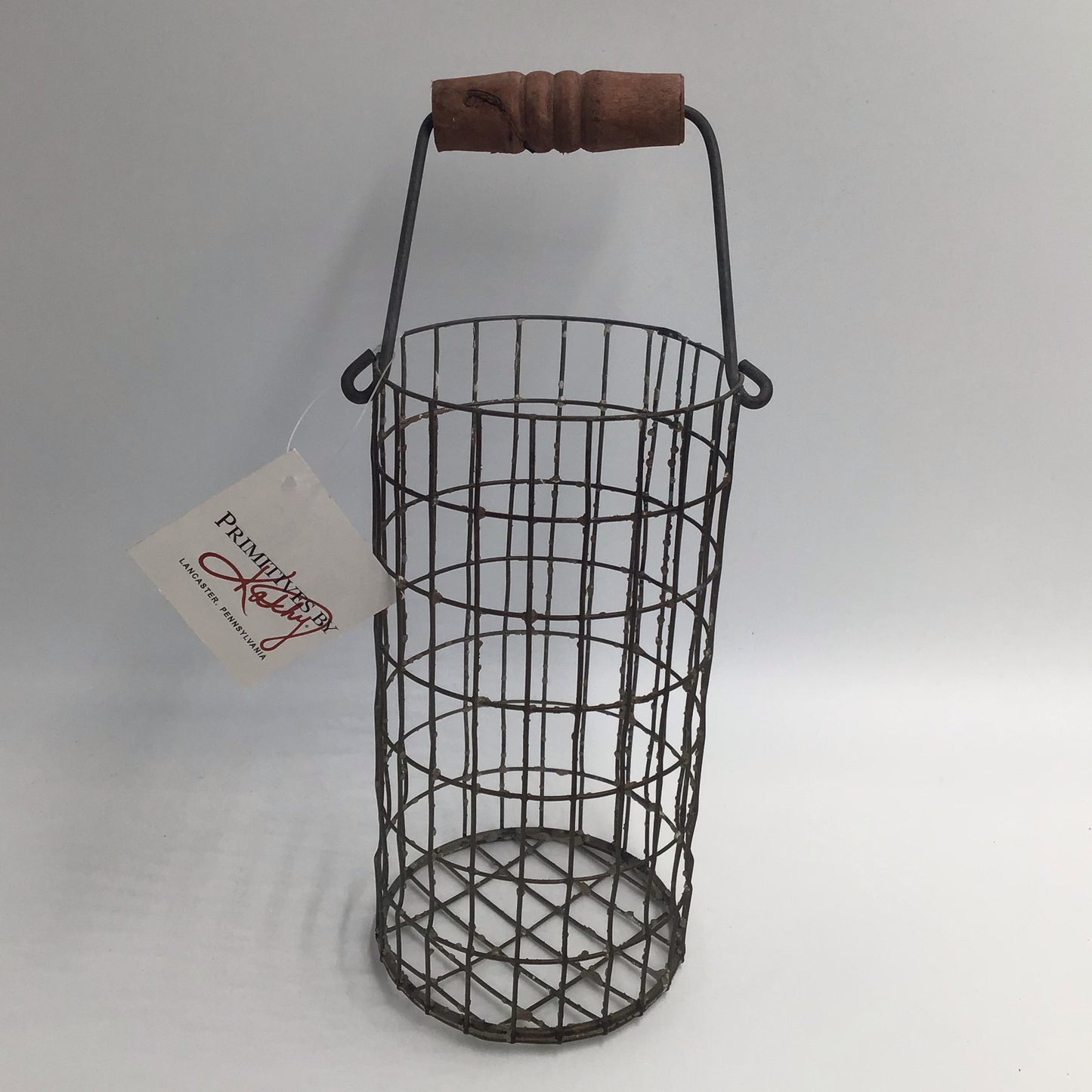 Tall Small Round Wire Basket