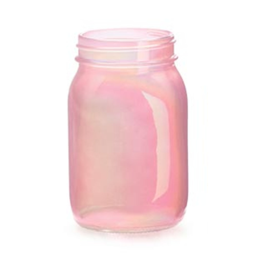 Easter Pearlized Pint Jar Candleholder/Vase