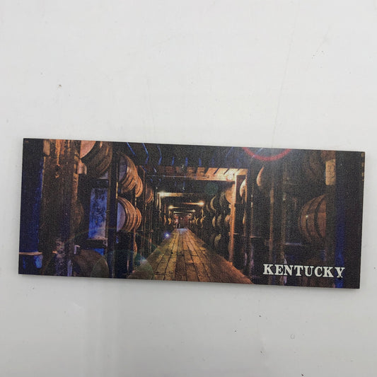 Bourbon Rick House Wooden Magnet