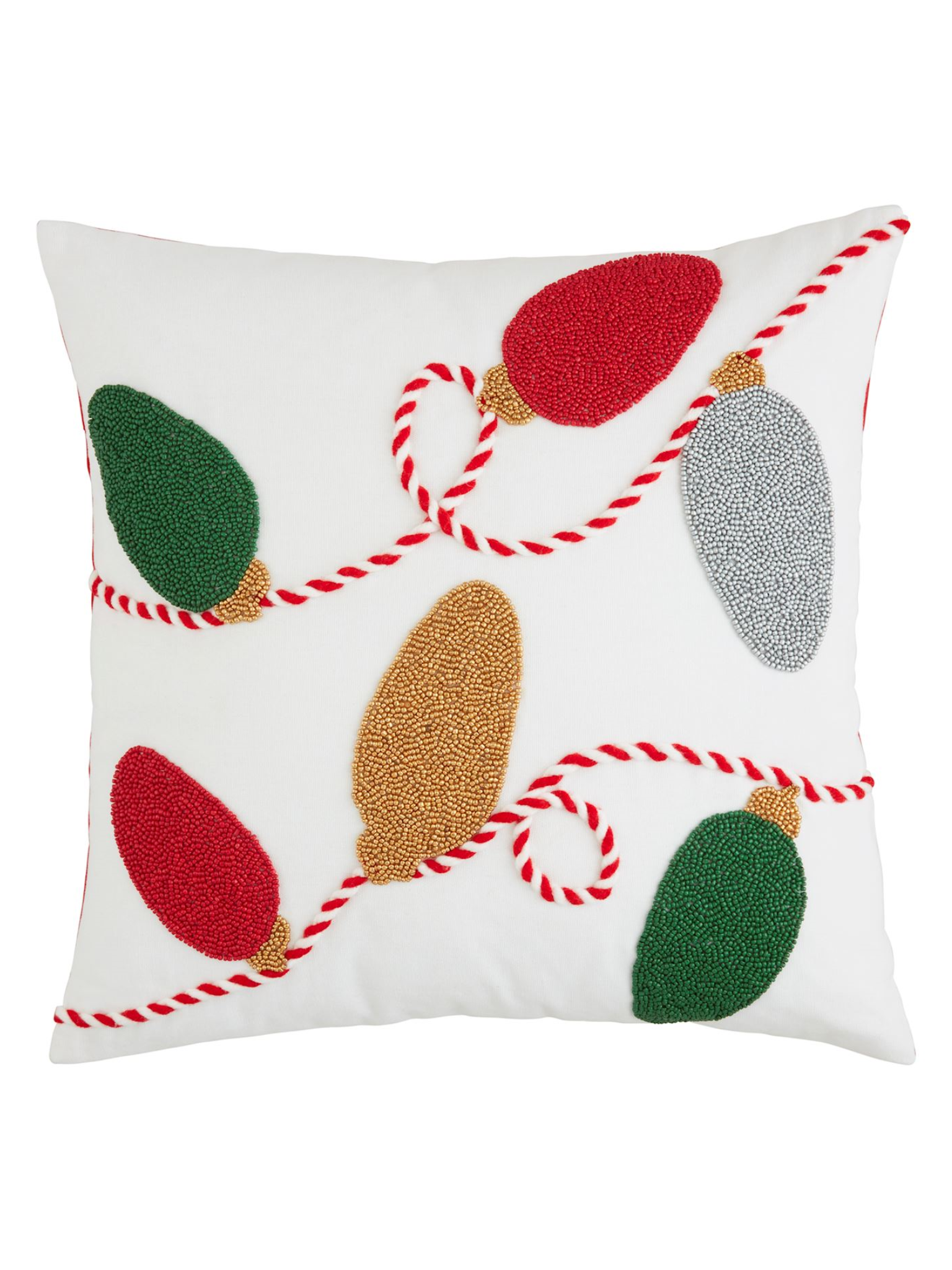 Mud Pie Beaded Christmas Pillow – Rachelle Danielle Rose Gifts Decor