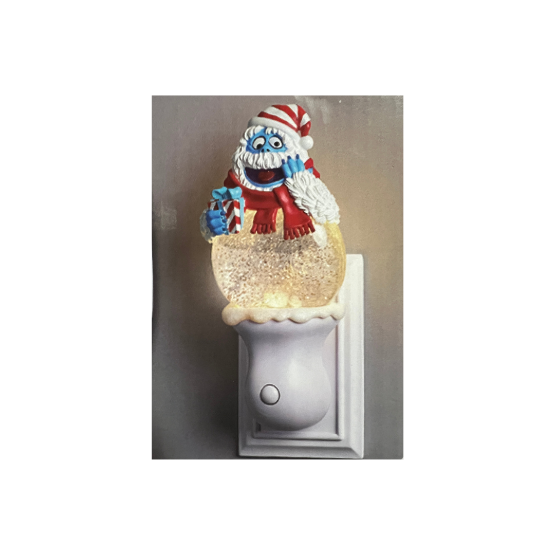 Swirl Glitter Globe Bumble Night Light