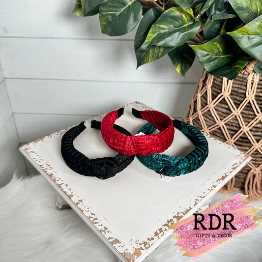 Velvet Knotted Headband