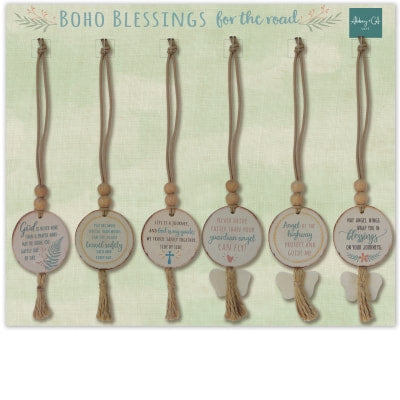 Boho Blessings From The Road Car Charms