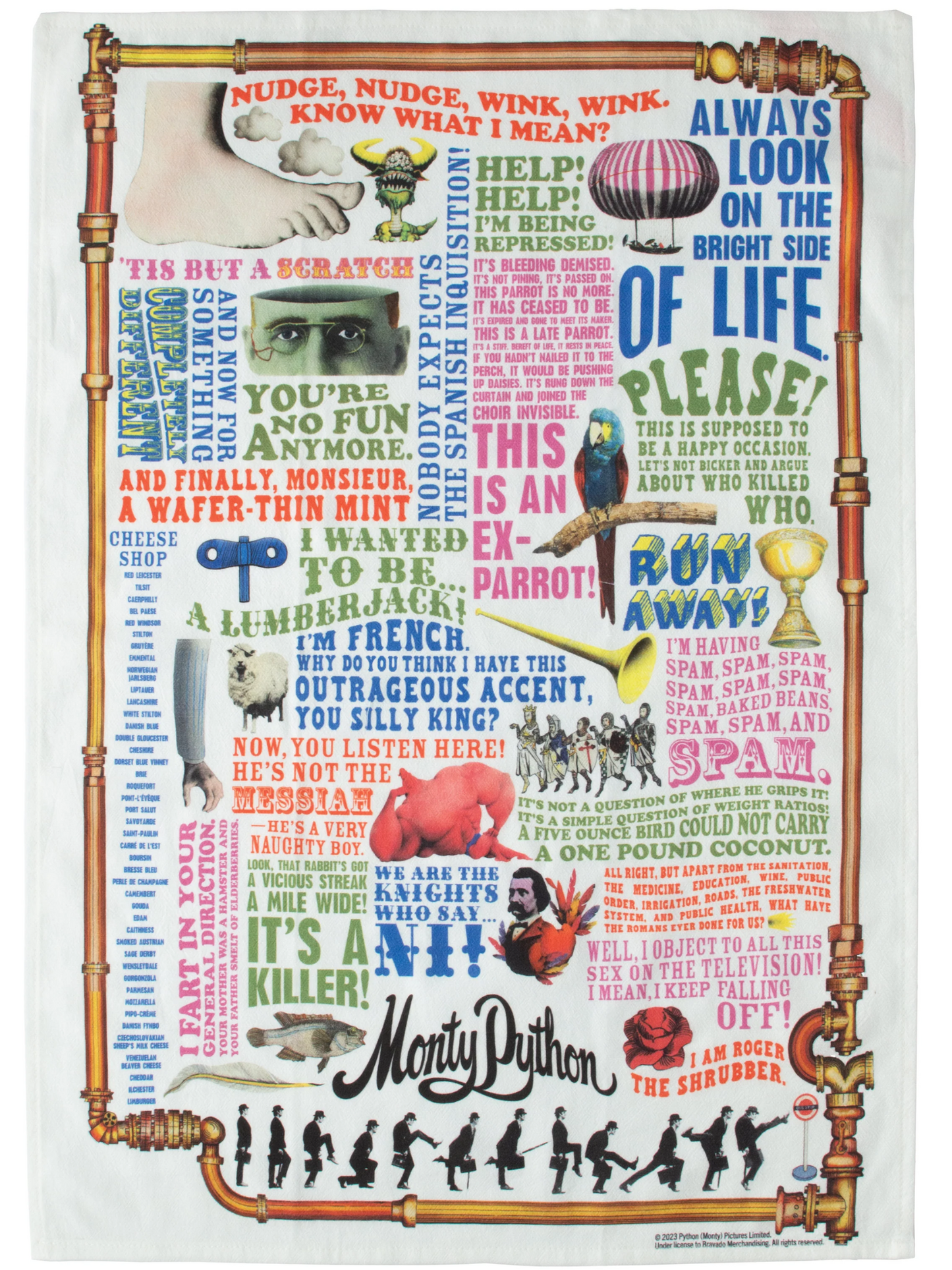 Monty Python Dish Towel