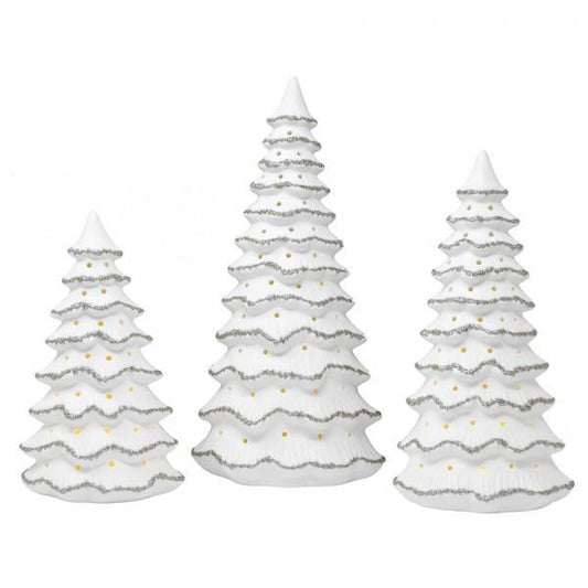 Ceramic LED Christmas Tree Set