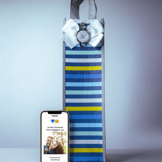 Wine Bottle QR Card + Gift Bag