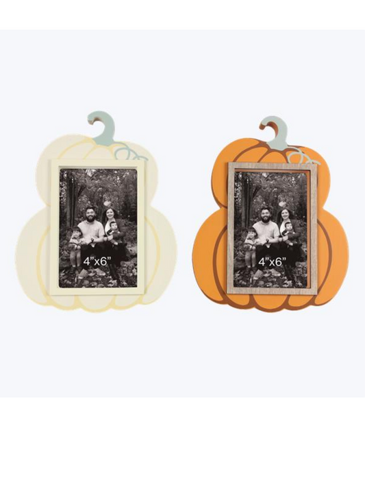 Wooden Stacked Pumpkin Frame