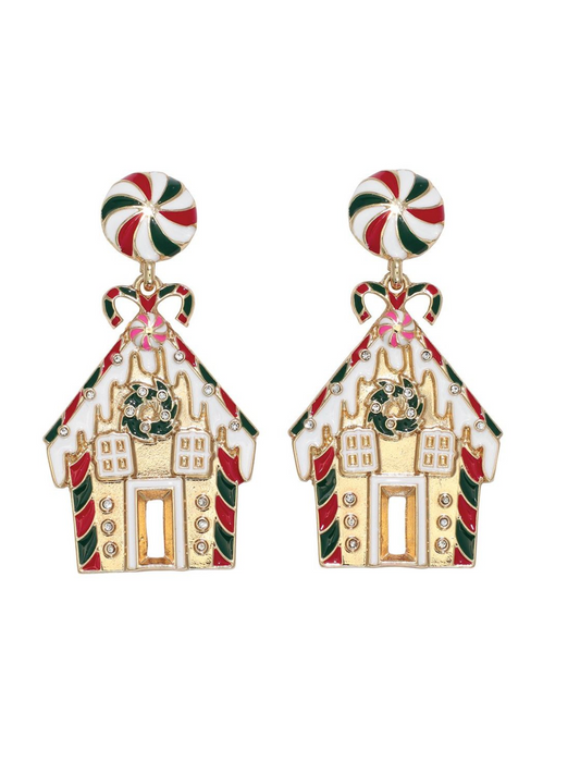 Gingerbread Candy Earrings