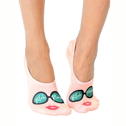 Sassy Sunglasses Liner No-Show Socks