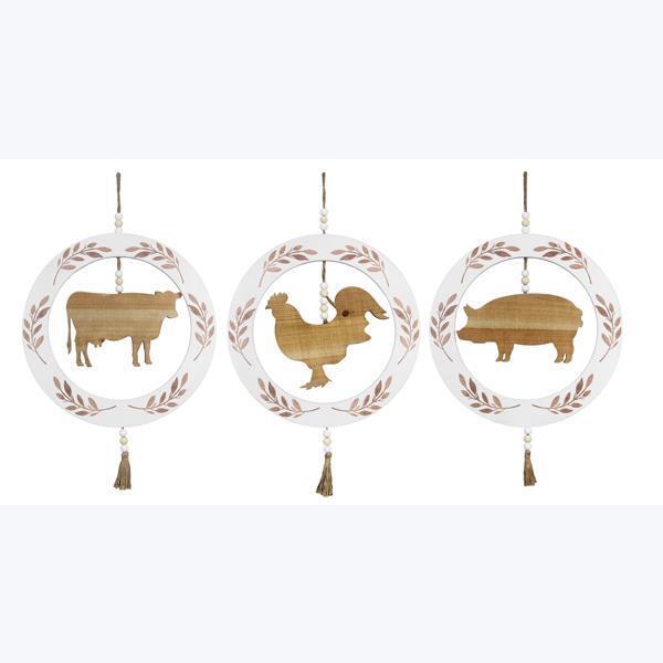 Wood Country Animal Cutout Wall Hanger