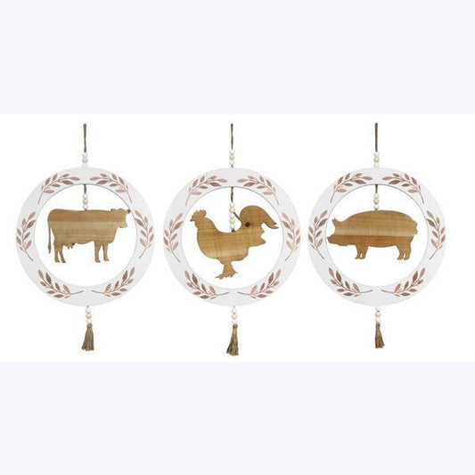 Wood Country Animal Cutout Wall Hanger