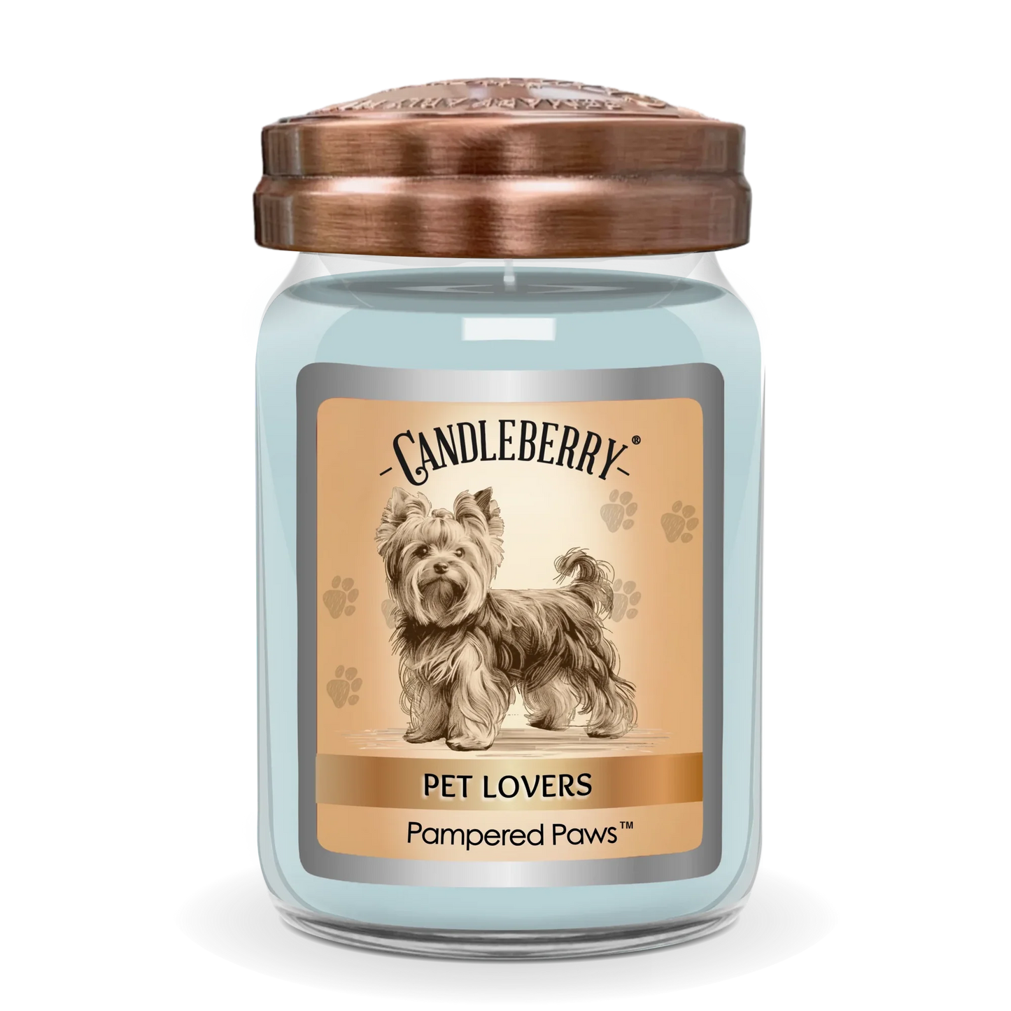 The Candleberry Company Dog Lovers Large Jar Candle