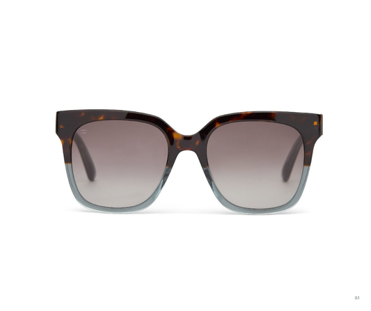 TOMS Natasha Sunglasses- Tortoise Ocean Grey Crystal Fade