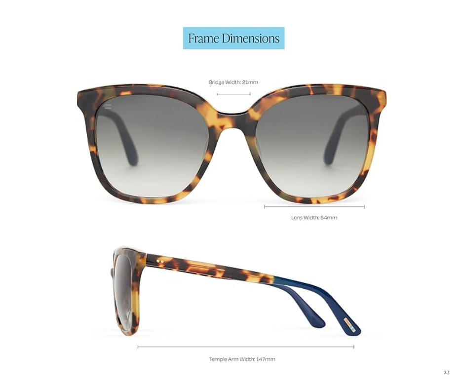 TOMS Charmaine Sunglasses- Blonde Tortoise