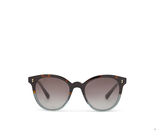 TOMS Aaryn Sunglasses- Tortoise Ocean Grey Crystal Fade