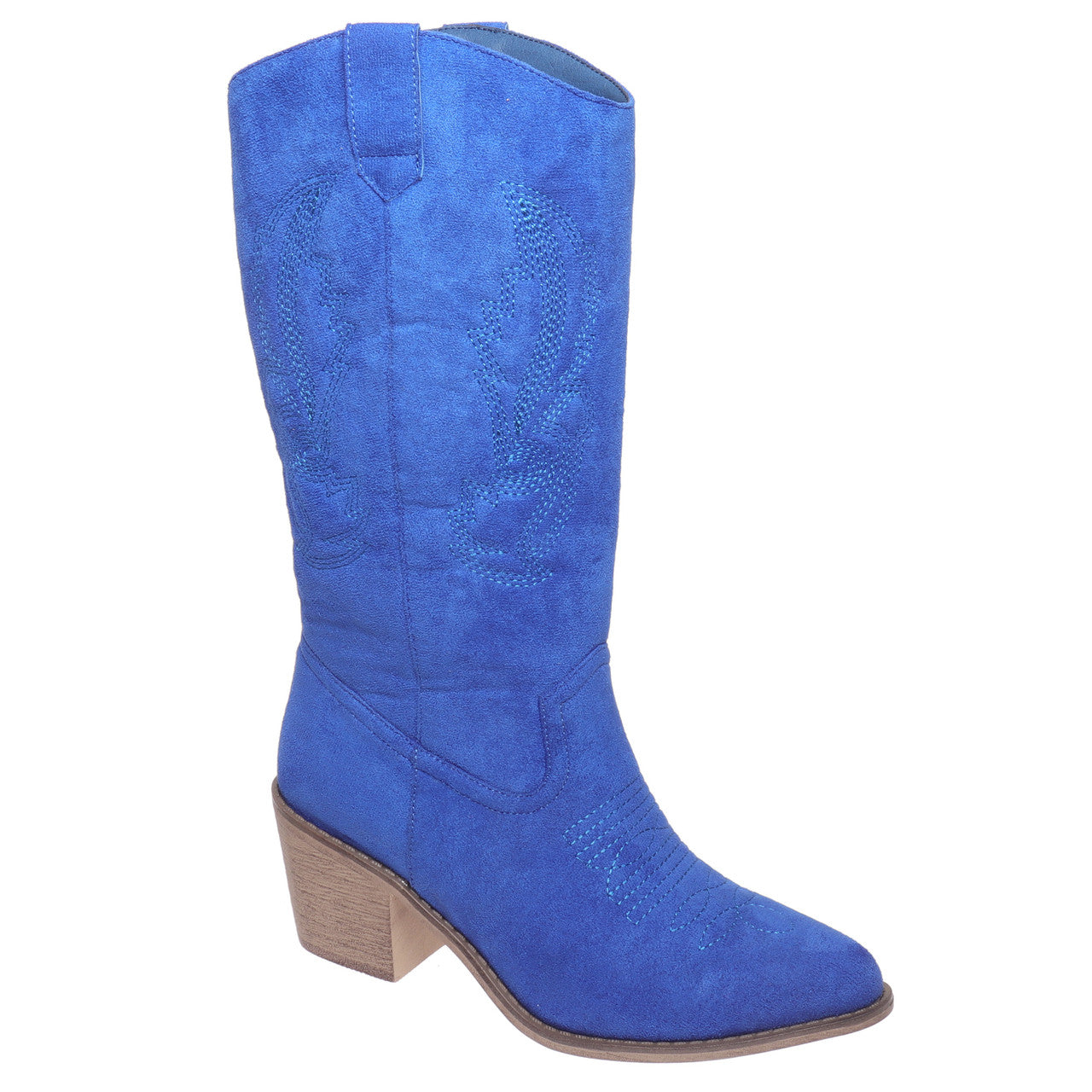 Pierre Dumas Deep Blue Suede Wilder Boot