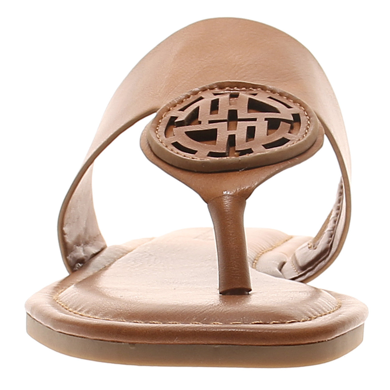 Tan Hallie Flat Sandal